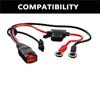 X-Connect Accessory M6 XL Eyelet Terminal, Smart Batteries Trickle Cable 2 Pack GC002 For NOCO Battery Chargers-B61B