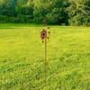 Metal Birdhouse Garden Stake Iron Bird Nest Decor for Yard