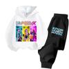 KPop Demon Hunters Hoodies + Pants Kids Autumn Sweatshirts Long Sleeve Pullover Girls Boys Comfortable Outfits