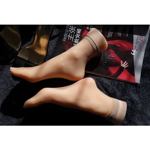 Silicone Foot Model, Realistic Foot Mannequin, Female, Left Foot