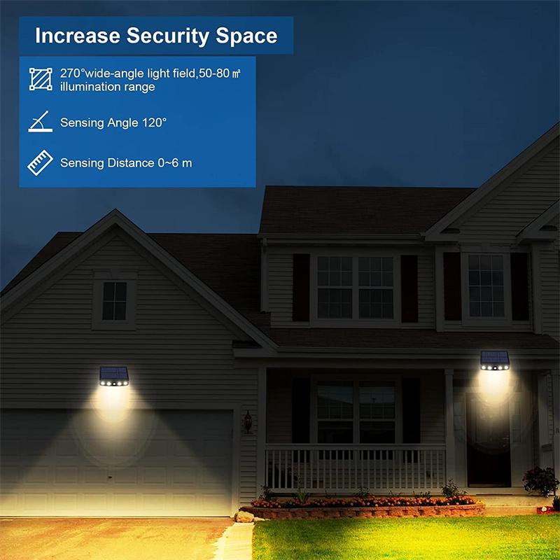 Neu Solar Lichter Outdoor Home Hof Rasen Garten Wand Lichter Ländlichen Außen Beleuchtung Induktion