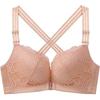 Front Closure Plus Size Bra Wire Free Ultra-thin Sexy Lace Bra Large Size Women Underwear Adjusted-straps C D E Cup