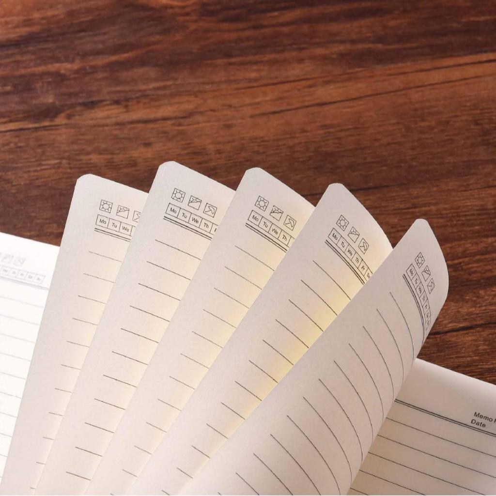 A5 Lambskin Deer Head Journal with Custom Logo - Premium Thick Notebook for Business Meetings