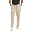 Dennis Lingo Men'S Cotton Regular Fit Solid Stretchable Cargo Trousers, Casual Pants With Drawstring Waist (Beige, 32)