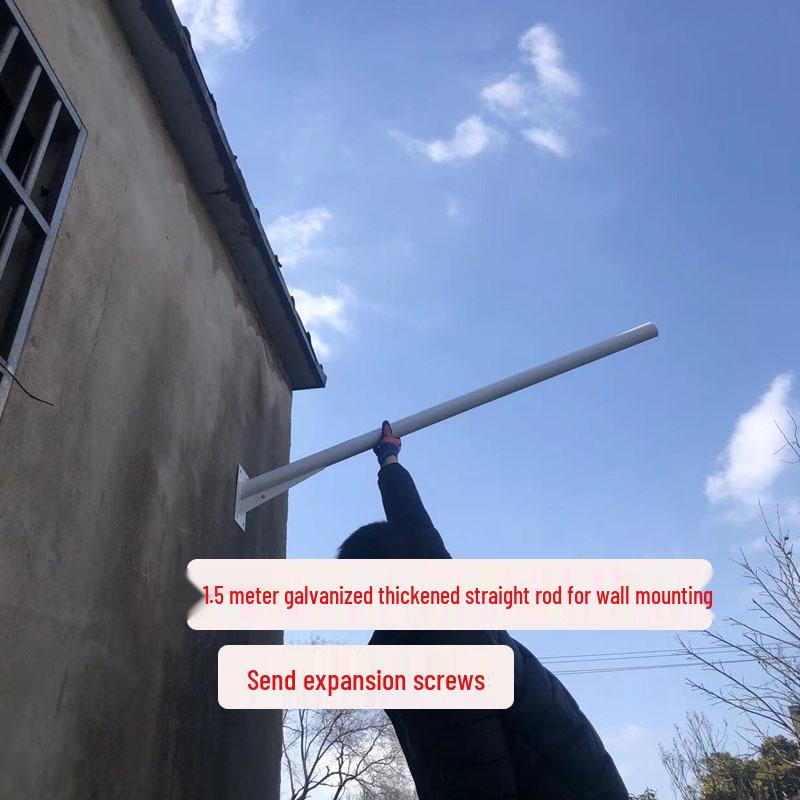 Wall-Mounted Cantilever Streetlight for Courtyard and Utility Pole