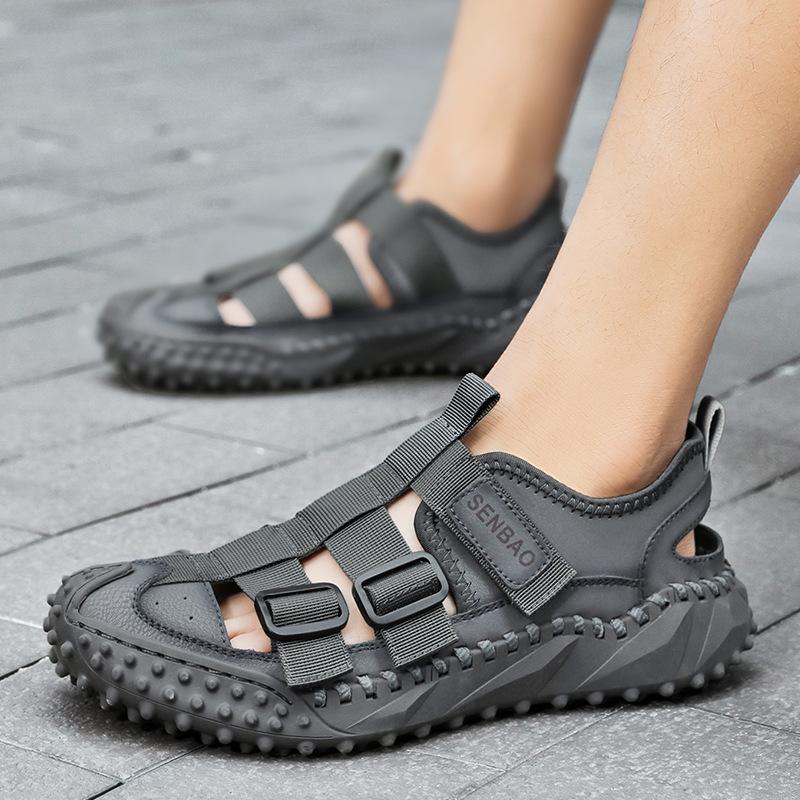 Foreign Trade Large Size Handmade Beach Breathable Outdoor Fashion Men's Sandals