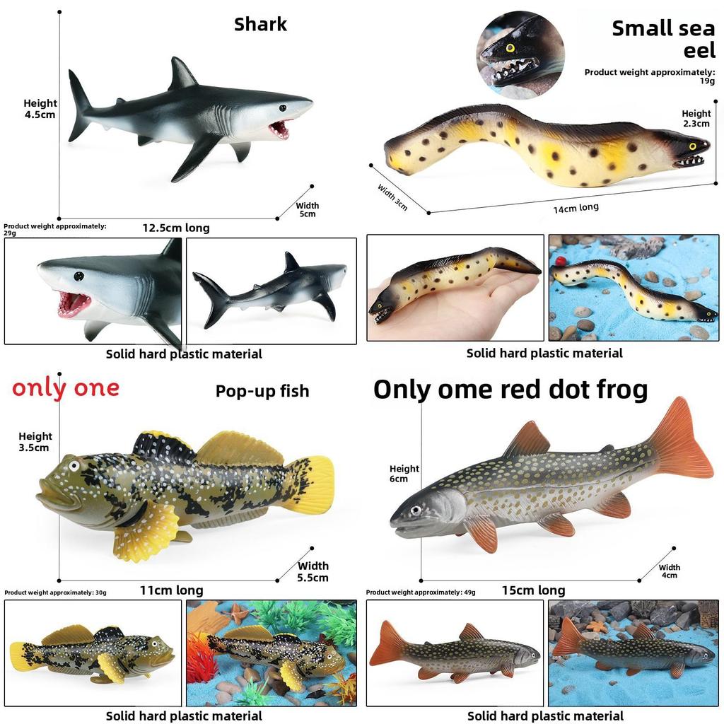 Tropical Fish Tank Decor Plastic Model Marine Animal Toy For Aquarium Enthusiasts