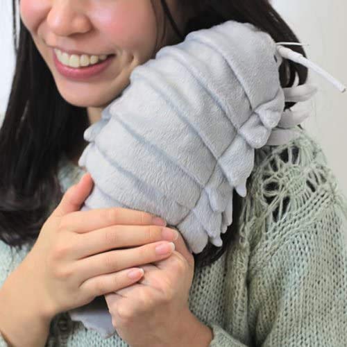 TST ADVANCE Deep Sea Creatures Series Giant Isopod Plush Toy, Large, Gray, 7412