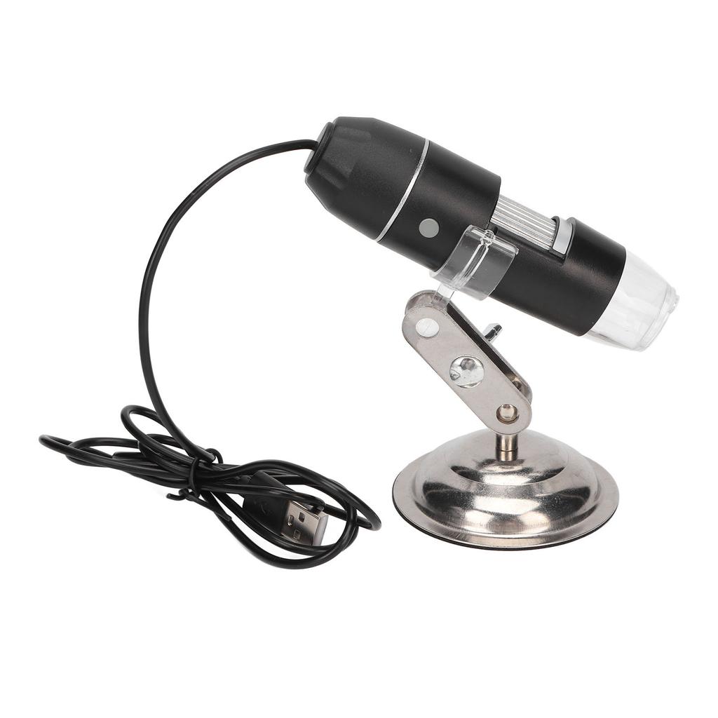 Digital Microscope 0X‑200X USB 8 White LED Lights Handheld Magnification Camera for Windows XP