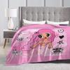 Relax Karol G Bichota Heart Blanket Stuff Sofa Decorative Throw Blanket Lightweight Flannel for Travel