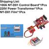 100A/40A Punktschweißgerät Steuerplatine Zeit&Strom Regelungsanzeige Schweißer AC 110V 220V auf 9V Transformator Controller Platine