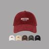 Letter Embroidery Peaked Cap Big Size Curved Brim Hat Street Wear Baseball Cap  Women