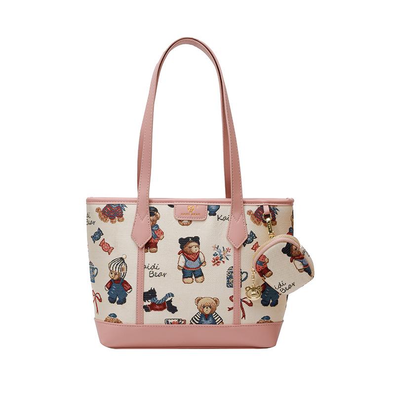 

Hello Kitty 2025 Women s Cute Cartoon Shoulder Tote Bag