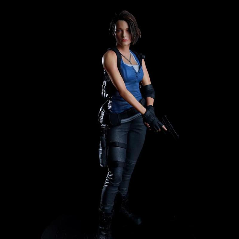 Anime Biohazard Jill Valentine Leon Scott Kennedy PVC Action Figures Reside Evil Leon Figure Collection Doll Children Gift
