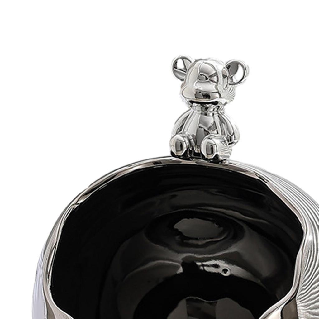 Bear Figure Storage Box Statue Sundries Container Ornament Gift Animal Sculpture Key