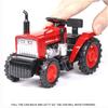 1/32 Scale Farm Tractor Car Model, Diecast Alloy Metal Vehicle with Sound and Light, Pull Back Gift Toys for Children