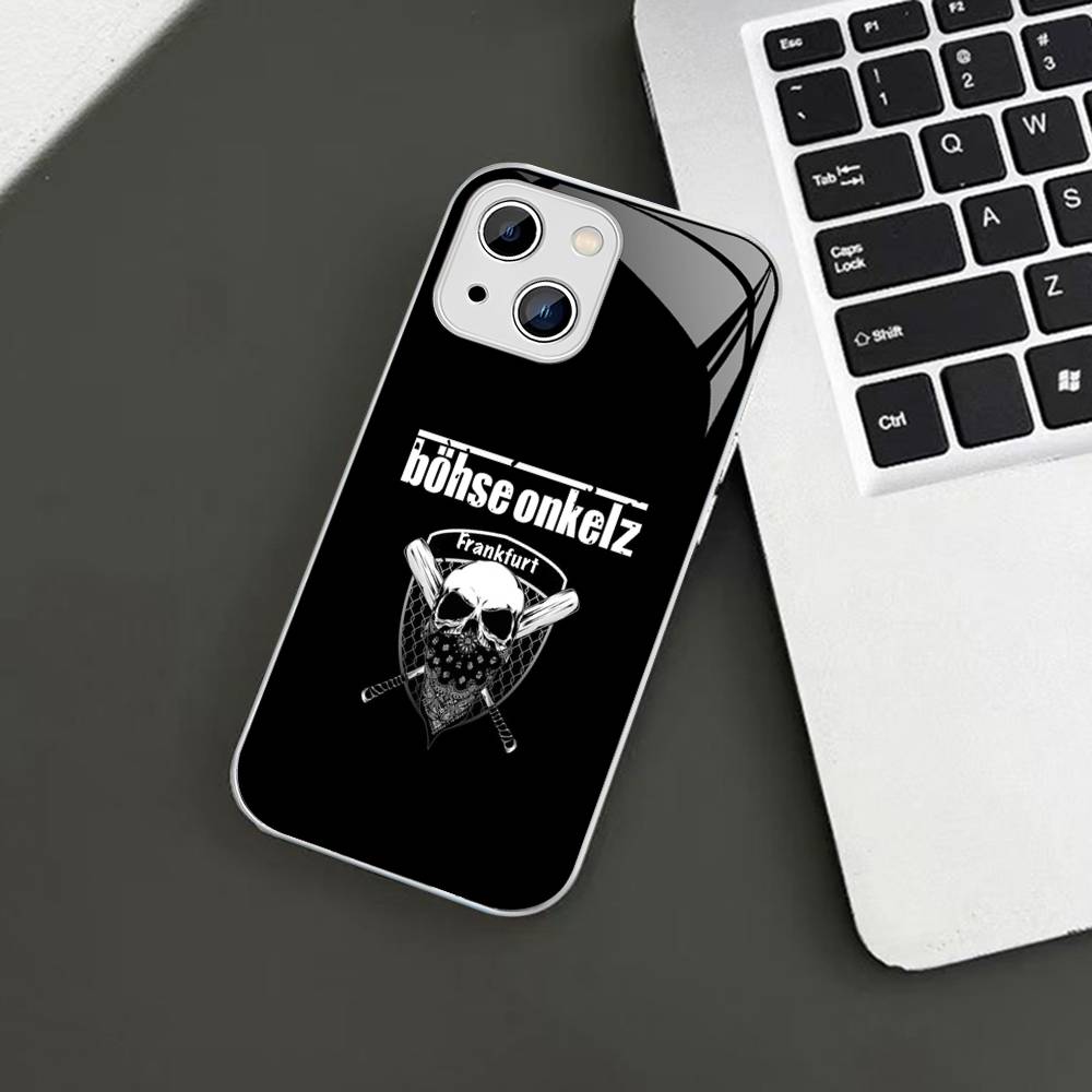 

B-Bohse O-Onkelz Band Tempered Glass For Iphone 14 13 12 11 Pro Mini XS MAX 14Plus X XS XR Fundas iphone 12