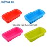JUSTINLAU Cake Baking Mold Silicone Cake Baking Tray Rectangle Bread/Toast/Ice Bolck Making Mold Home Kitchen Baking Accessories