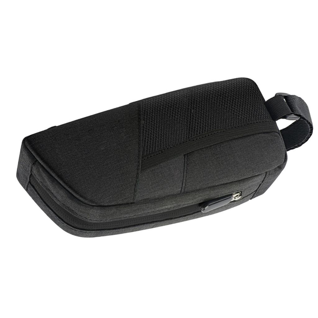 Top Tube Bike Bag Streamlined Design with Triple Hook and Fasteners Side Mesh Pockets Cycling Storage for Mountain Road Bikes