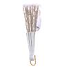 LED Light Up Rose Lace Florals Hand Fan Luminous Costumes for Wedding