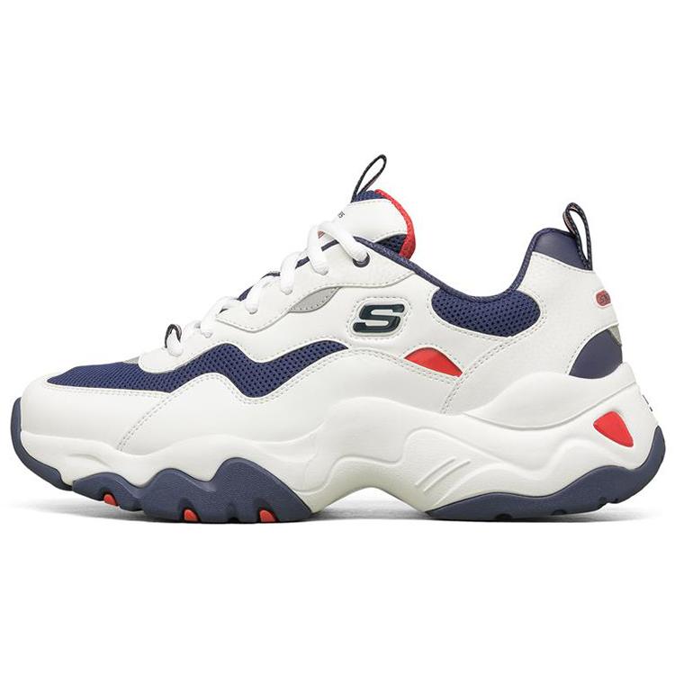 

Skechers DLITES 1.0 Ткань Синтетическая кожа Низкие Повседневные Кроссовки Мужская Обувь для Комфорта 237152-WNVR 39.5