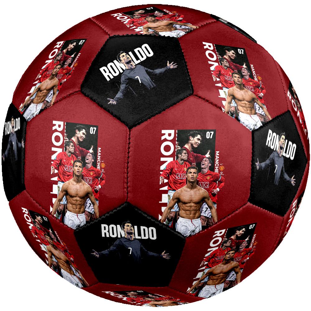 Ronaldo's Cristiano Ronaldo's Journey Size 5 Soccer Football Machine Sewn Indoor/Outdoor Universal Football Perfect Gift for Sports Enthusiasts