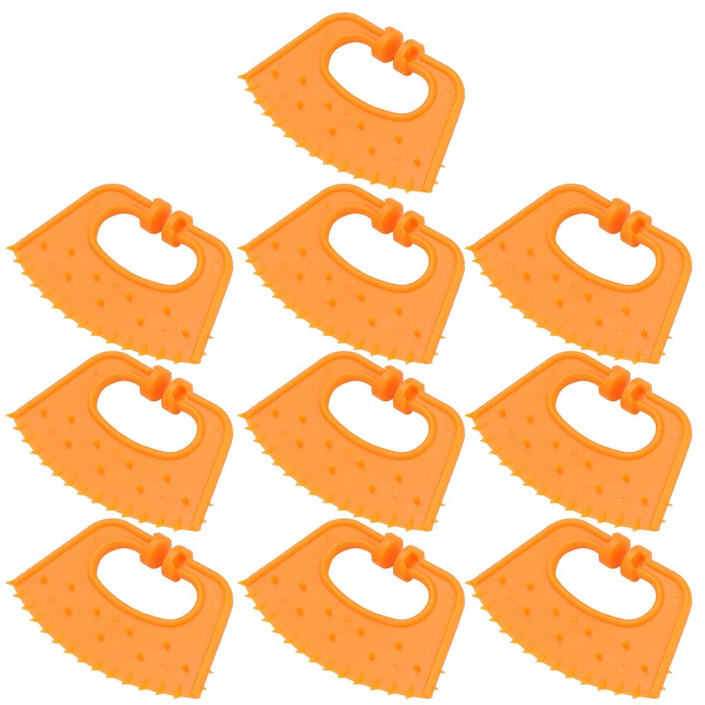 10 Pcs Plastic Thorn Anti Sucking Cow Calf Cattle Farm Feed Weaner Preventor Nose Ring Clip