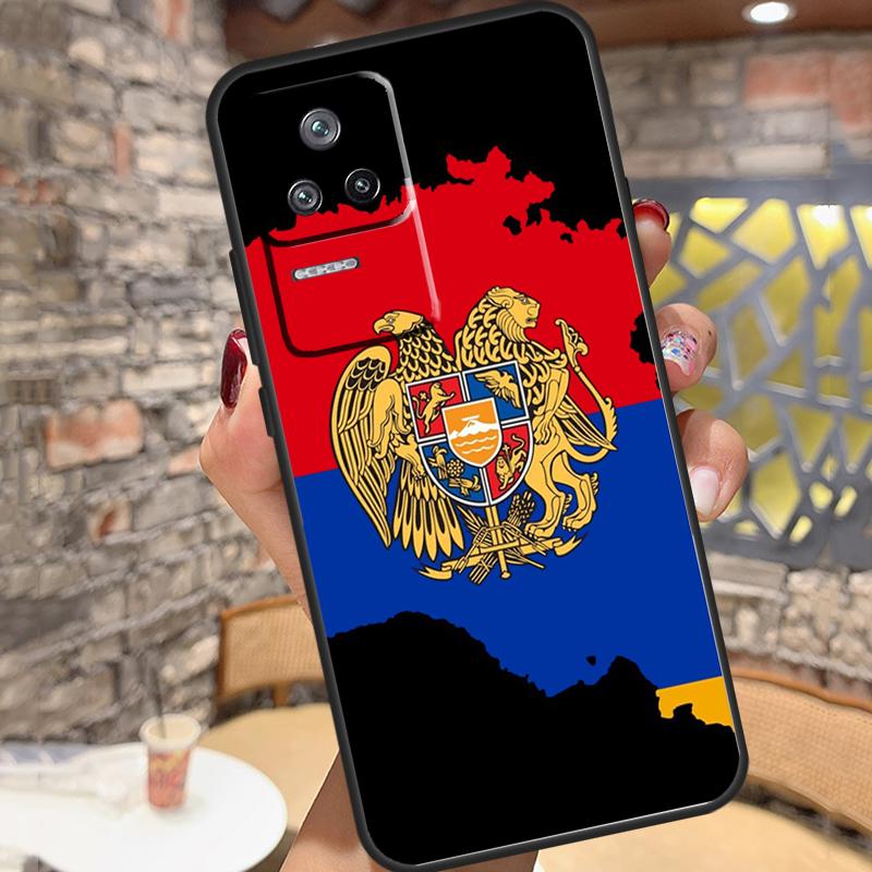 Armenien Armenische Flagge Hülle Für Xiaomi 15 14 13 Ultra 11T 12T 13T 14T Pro POCO X7 X6 Pro X3 X5 M6 F5 F6 Pro Abdeckung