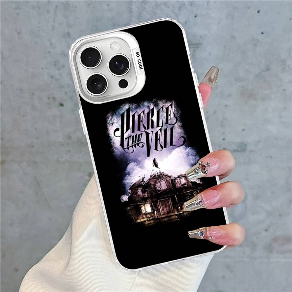 P-Pierce The Veil Band Phone Cases For iPhone 17 16e 15 14 13 12 11 Plus Pro Max ProMax Colorful Covers