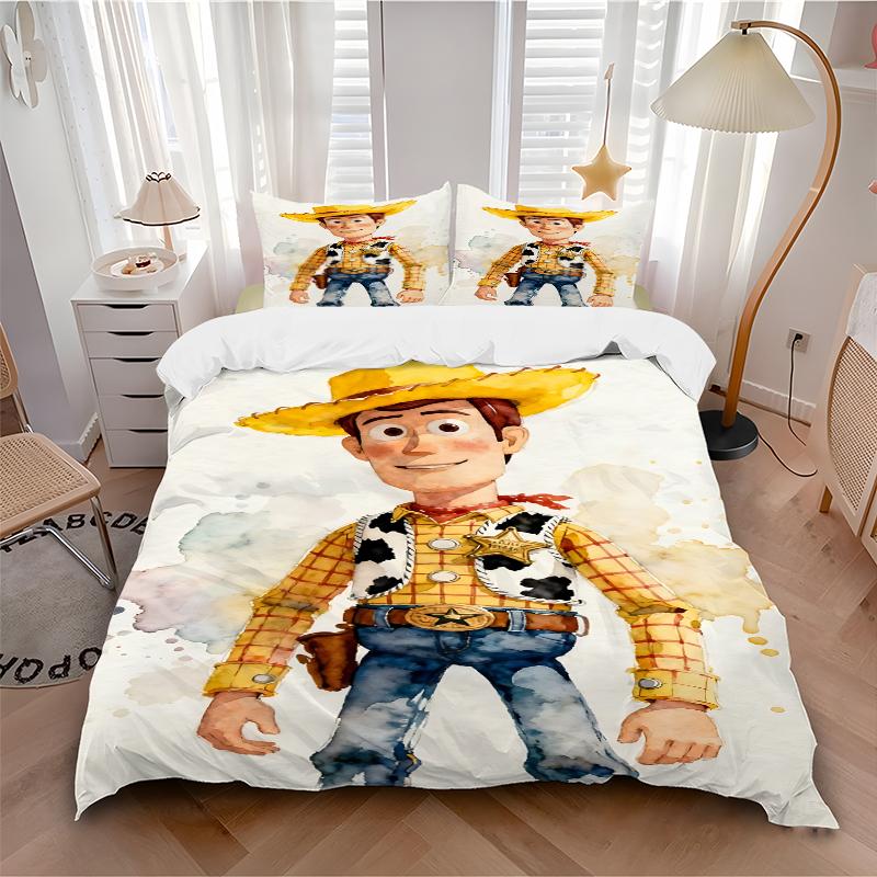 3Pcs Toy Story Adventure Bedding Sets For All Sizes New 3D Printed Bed Cover Comforter Duvet Cover Pillowcase Bedroom Decoration