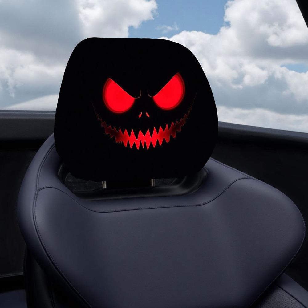 Elastic Car Seat Cover Universal Car Seat Headrest Interesting Car Headrest Cover  Halloween