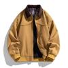 Unisex Retro Colorblock Baseballjacke - Herbst/Winter Lässig Lockerer Schnitt