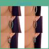 Minimalist Alloy Christmas Multi Colored Twisted Ear Loops For Women Holiday Fashion Jewelry