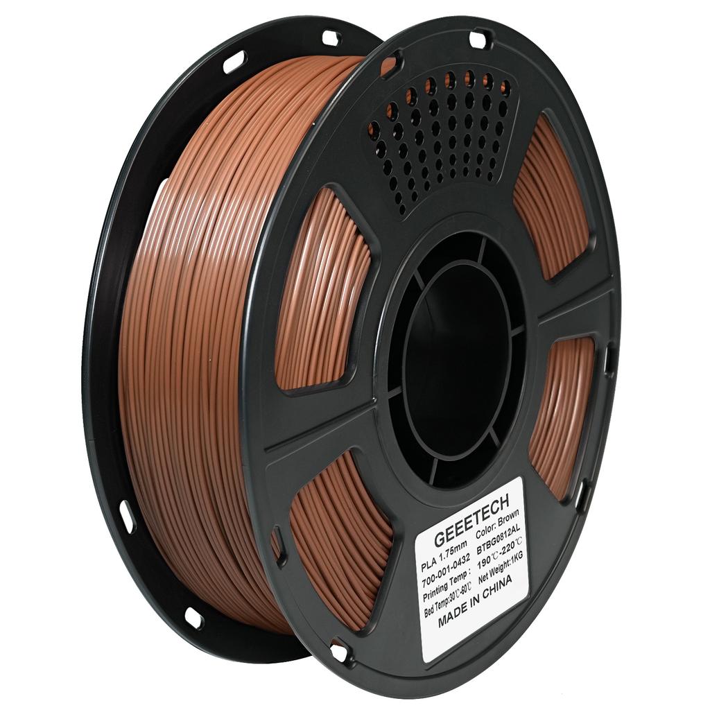 GEEETECH Standaard PLA Filament 1kg 1.75mm 3D Printer Plastic Materiaal, Nauwkeurigheid 0.03mm, Meerdere Kleuren, Geschikt voor de Meeste FDM Printers