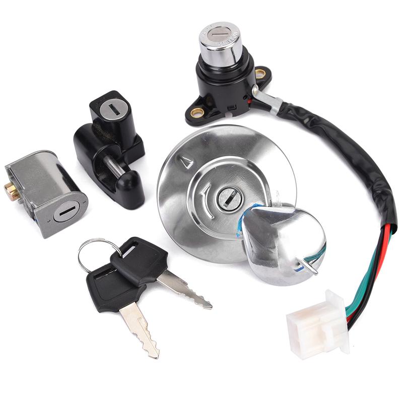 Fuel Gas Cap Ignition Switch Seat Lock with Key Kit For Honda CMX250 (REBEL)1985-2014 CA125 1995 1996 1997 1998 1999