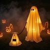 Decorative Lights for Halloween Night Ghost Dog Decoration, Spooky Ornament with LED And Ornaments Remote Control, Creepy Glowing Ghostly Prop Haunted