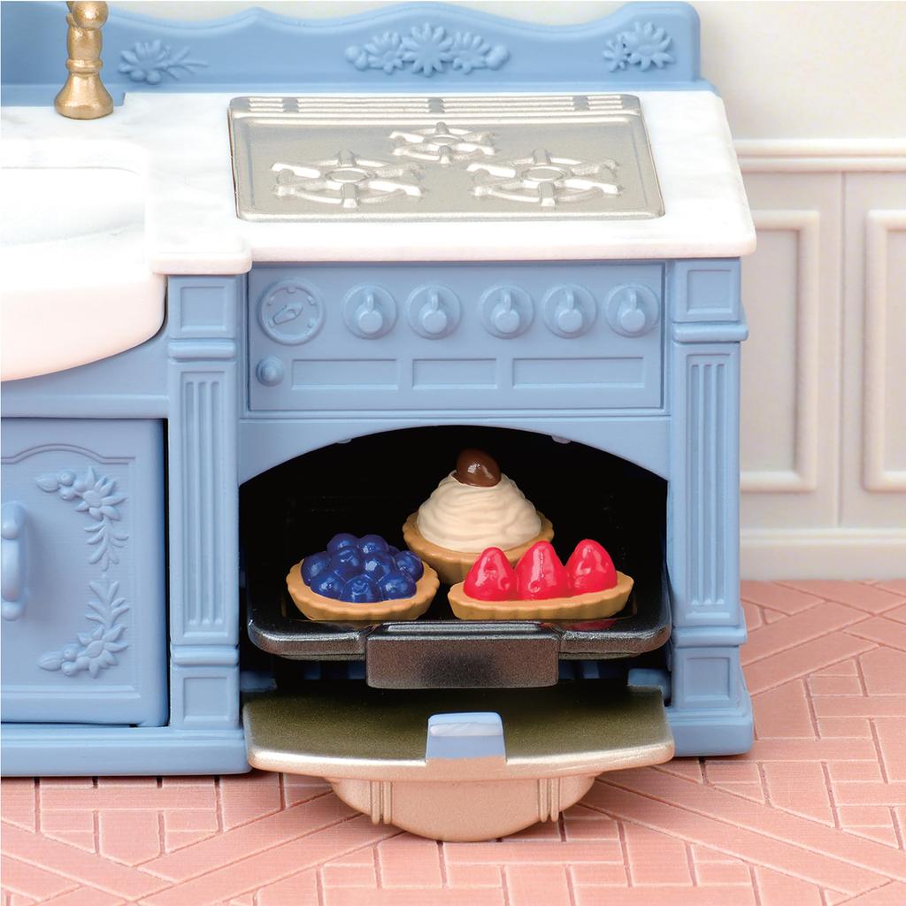 Sylvanian Families Furniture Waterside Red Roof House Elegant Dining ST Mark Certified Toy Dollhouse for Ages 3 and Sylvanian Families by Epoch