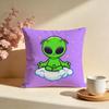 Wacky Silly Alien Cushion Cover Soft Pillow Cases for Home Bedroom Living Room Sofa
