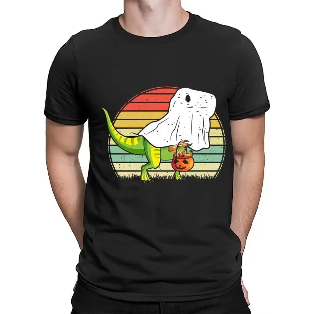 Men's button-up T shirt Slim fit short sleeve casual Halloween Summer Skeleton Rose shirt