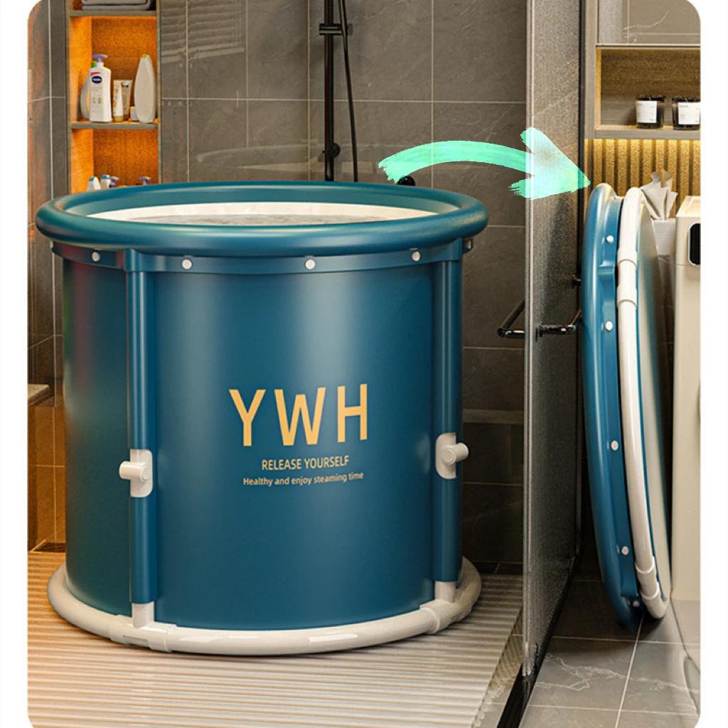 Adult Folding Bath Bucket Bathtub Bidet Body Large Bathtub Thicken Shower Barrel Available Foldable Tub Portable Spa Bathtub