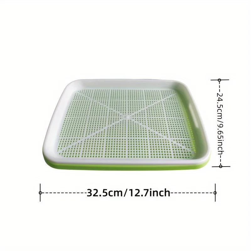 ZDQ003 Home Seed Germination Tray Seedling Planting Pot Wheatgrass Cultivation Soilless Tray for Gardening And Agriculture