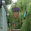 Modern Minimalist Hummingbird Acorn Bird Feeder Resin Craft Garden Decor Item