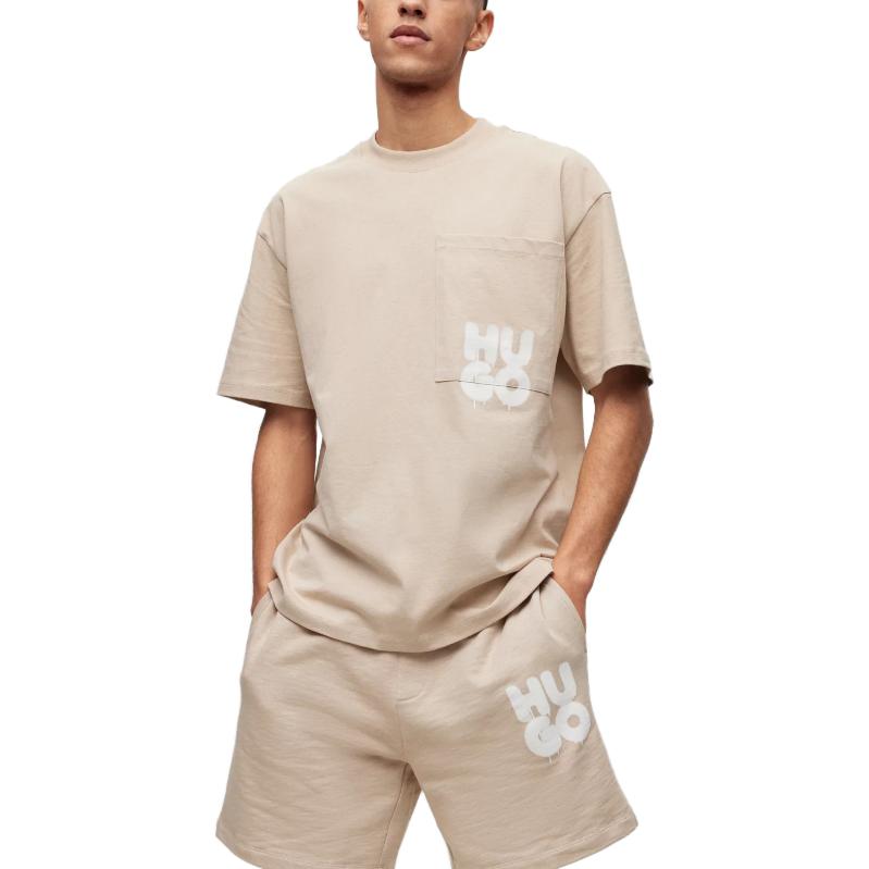 Hugo Boss SS23 T Shirt Men's Light Beige 50487524-274