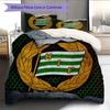 Hammarby IF Poster Bedding Quilt Set Quilt Cover Pillowcase Home Decoration Birthday Gift (1 * Duvet Cover + 2 * Pillowcase, Without Core)