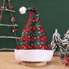 Multi Color Christmas Hat Checkerboard Santa Claus Hat Fashion Fur Xmas Cap  Home Decoration