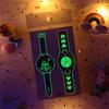 1 Sheet Girls Watertransfer Stickers Luminous Fake Tattoos Watch Tattoo Stickers Waterproof But Easy Remove Tattoos