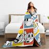 The Cupheads Show Blankets Flannel Summer Air Conditioning  Breathable Ultra-Soft Throw Blanket for Bed Outdoor Bedding Throws