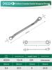 SATA Dual-Ended High-Strength Star Wrench Glasses Repair Tool Set (Sizes 8-10-24)