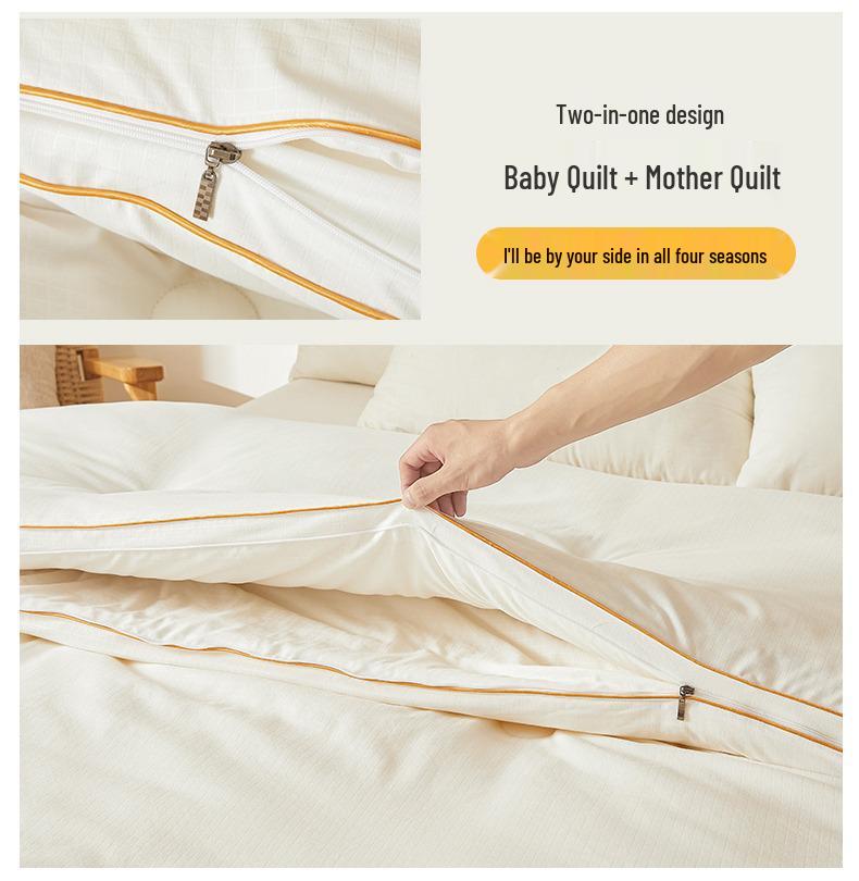 Thickened Undyed Soybean Fiber Quilt for Winter and Spring – Ideal for Students and Mothers