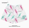 Men's American Trendy Street Basketball Shorts - Quick-Dry, Breathable, Loose-Fit Casual Summer Running Pants